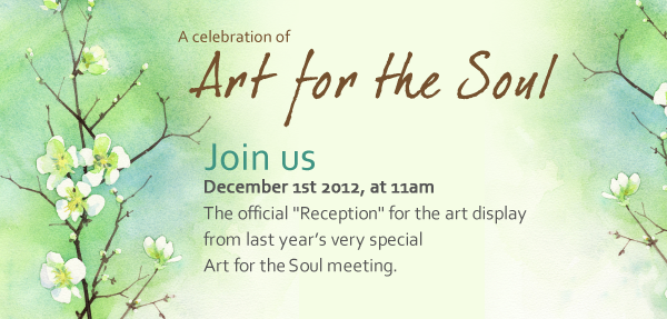 Special “Art for the Soul” Support Meeting