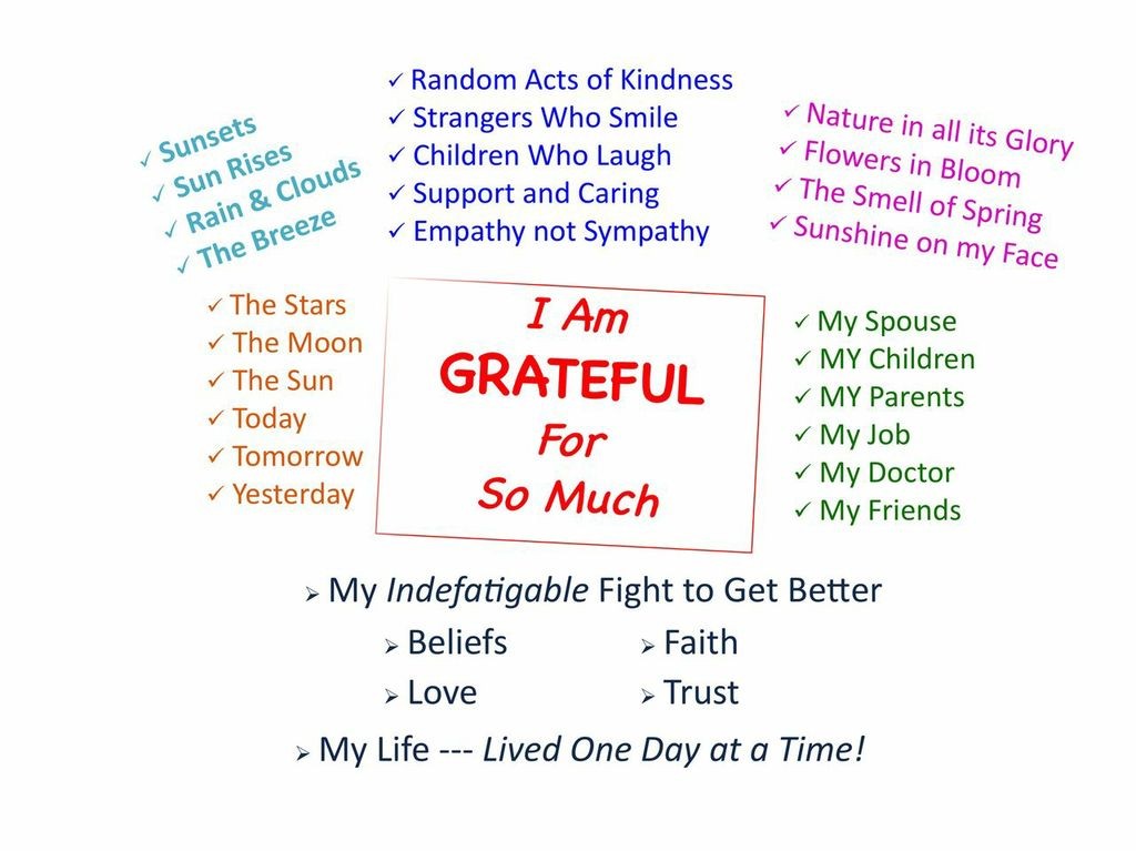 Gratitude … The Act of Recognizing the Kindness of Others and the Happinesses we discover in Life. 